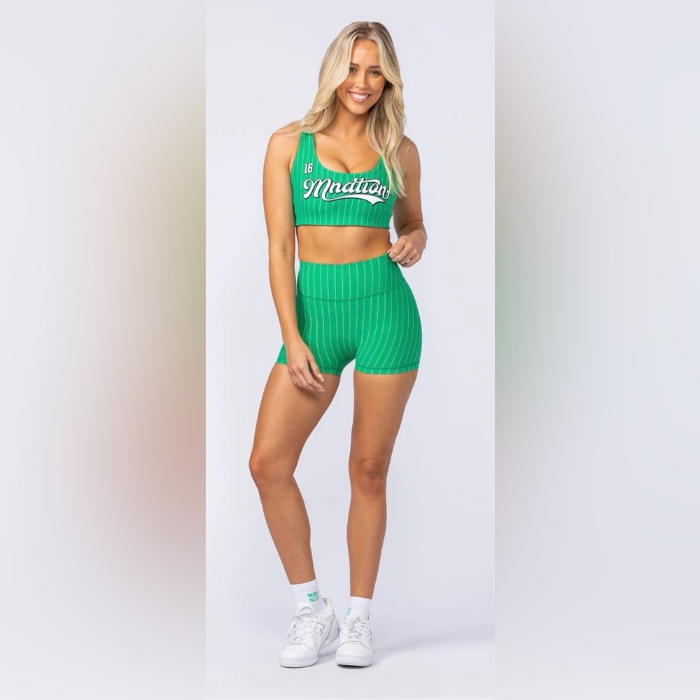 Core Bra Clover Stripe - L